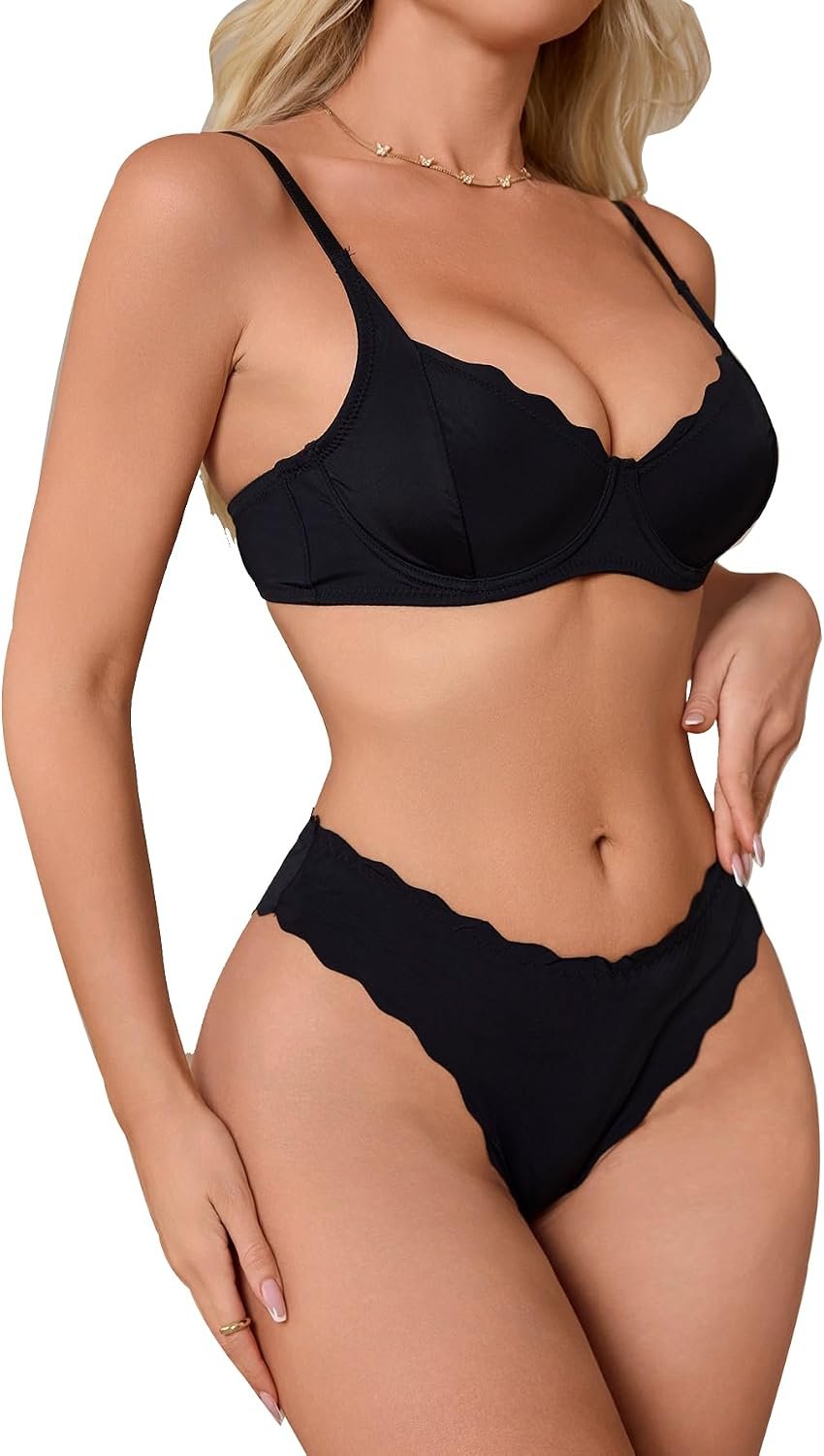 Women's Sexy Matching Underwire Bra Panty Set