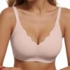 Women's Wireless Push-Up Seamless Full Coverage T-Shirt Bra