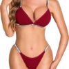 Women's V-Neck Push-Up Garter Bodysuit Set
