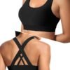 Women's Criss-Cross Strappy Yoga Sports Bra